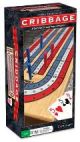3 Track Solid Wood Cribbage Red White Blue