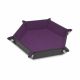 Hexagon Dice Tray Purple Folding