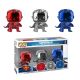 POP DC SUPERMAN 3 PACK 2018 FALL CONVENTION CHROME RED BLUE SILVER