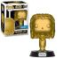 POP STAR WARS 287 PRINCESS LEIA GOLD METALLIC WALMART EXCLUSIVE
