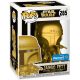 POP STAR WARS 285 JANGO FETT GOLD METALLIC WALMART EXCLUSIVE