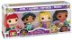 POP DISNEY PRINCESS 4 PACK ARIEL JASMINE RAPUNZEL MOANA GLOW IN DARK