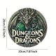 Dungeons & Dragons D20 Metal Sign Dragon