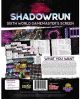 Shadowrun RPG: Gamemaster Screen (6th Edition)