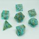 Poly Dice 7-Set Cube Liquid Core Molten Lagoon