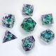 Poly Dice 7-Set Cube Liquid Core Molten Hexes