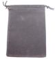 Grey Velour Dice Pouch (small)