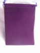 Purple Velour Dice Pouch (small)
