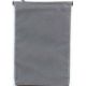 Gray Velour Dice Pouch (large)