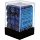 Gemini® 12mm d6 Black-Blue/gold Dice Block™ (36 dice)