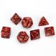 Vortex® Polyhedral Burgundy/gold 7-Die Set