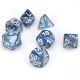 Lustrous® Polyhedral Slate™/white 7-Die Set