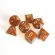 Glitter Polyhedral Gold/silver 7-Die Set