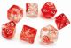Nebula® Polyhedral Red/silver Luminary™ 7-Die Set