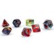 Nebula® Polyhedral Primary™/blue Luminary™ 7-Die Set