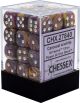 Festive® 12mm d6 Carousel™/white Dice Block™ (36 dice)