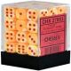 Festive® 12mm d6 w/pips Sunburst™/red Dice Block™ (36 dice)