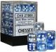 Nebula® 12mm d6 Dark Blue/white Dice Block™ (36 dice)