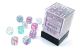 Nebula® 12mm d6 Wisteria/white Luminary™ Dice Block™ (36 dice)