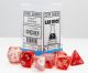 Lab Dice 2 Nebula: Poly Luminary Red/Silver (7)