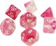 Lab Dice 4 Gemini: Poly Clear-Pink/white Luminary (7)