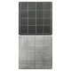 Double-Sided Megamat with 1 Inch Squares Black / Grey Sided