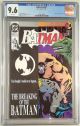 BATMAN 497 (1940) A CGC 9.6 Bane breaks Batman's back
