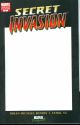 SECRET INVASION #1 (OF 8) (2008) BLANK CON COVER VARIANT