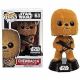 POP STAR WARS 63 CHEWBACCA FLOCKED SMUGGLERS BOUNTY BOBBLE HEAD