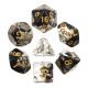 Blended Dark Cloud Polyhedral 7 Dice Set