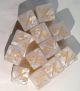 Counter Dice D6: Negative White Pearl Swirl D6(12)