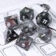 16mm African Bloodstone Poly Dice Set