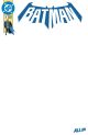 BATMAN (2025) #1 K BLANK CARD STOCK VARIANT