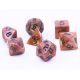 7pc Olympic Pearl Bronze Polhedral dice set
