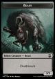 Beast (0010) // Shapeshifter (0008) Double-Sided Token