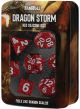 Dragon Storm Silicone Dice Set: Red Dragon Scales (7)