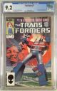 TRANSFORMERS 1 (1984) CGC 9.2 1ST APPEARANCE AUTOBOTS & DECEPTICONS