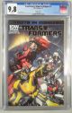 TRANSFORMERS ROBOTS IN DISGUISE 1 E CGC 9.8 SILVER FOIL LOGO VARIANT