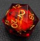 35mm D20 Liquid Red Eye w/Gold