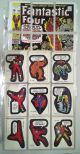 TOPPS 1975 MARVEL STICKERS SET with PUZZLE CARDS
