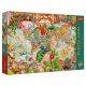Puzzle: Tea Time: Antique Map 1000pc