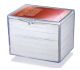 Ultra Pro Card Box Clear Plastic Hinged Top 150ct