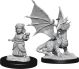 Dungeons & Dragons: W13: Silver Dragon Wyrm & Female Halfling