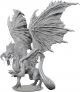 Dungeons & Dragons Fantasy Miniatures: Adult Black Dragon Unpainted Figure