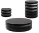 Black Round Bases 12ct Asst