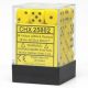 Opaque 12mm d6 Yellow/black Dice Block™ (36 dice)