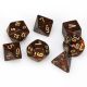 Scarab® Polyhedral Blue Blood™/gold 7-Die Set