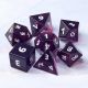 16mm Mysterious Night Glass Poly Dice Set