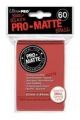 Pro-Matte Small Deck Protectors: Red (60)